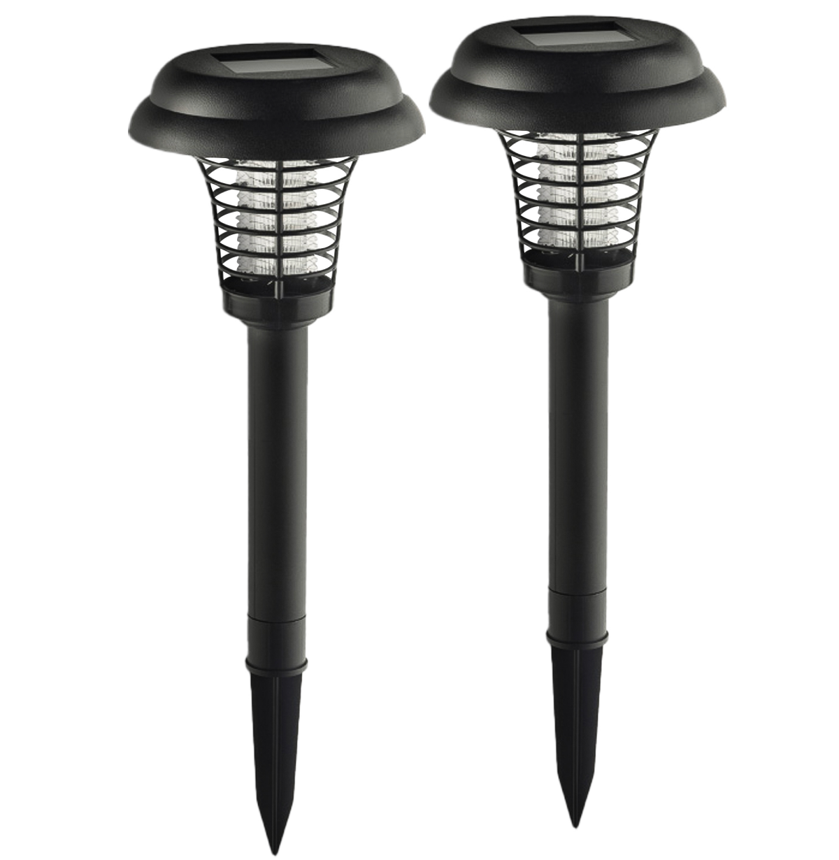 slide 1 of 2, BROOKSTONE Solar-Powered ABS Bug Zapper 2pk, 2 ct
