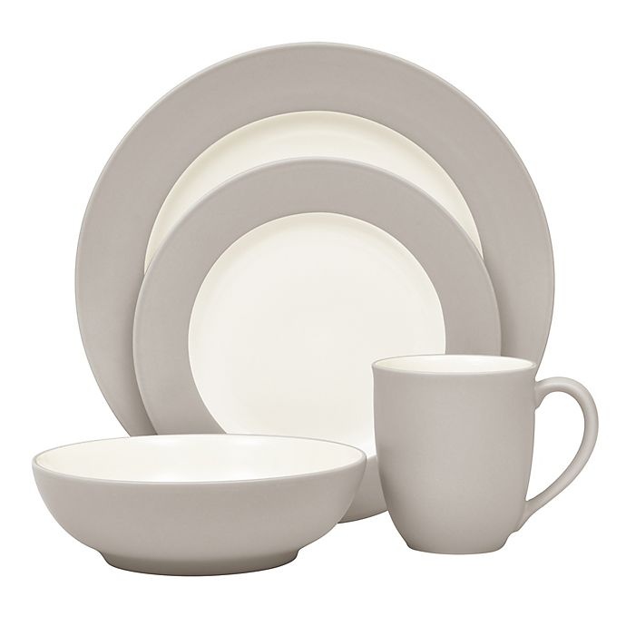 slide 1 of 1, Noritake Colorwave Rim Place Setting - Sand, 4 ct