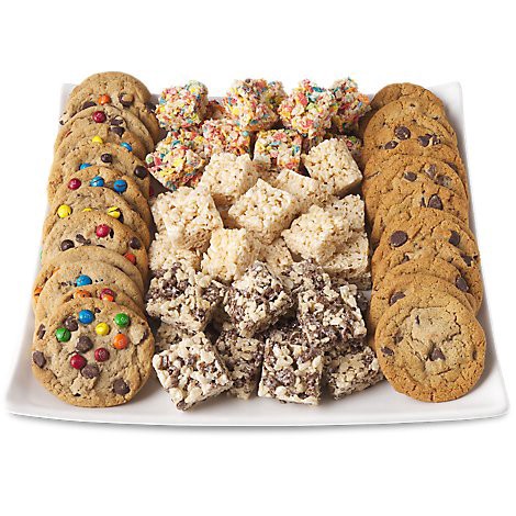 slide 1 of 1, Bakery Cookie & Crispy Bite Platter 24 Count - Each, 24 ct