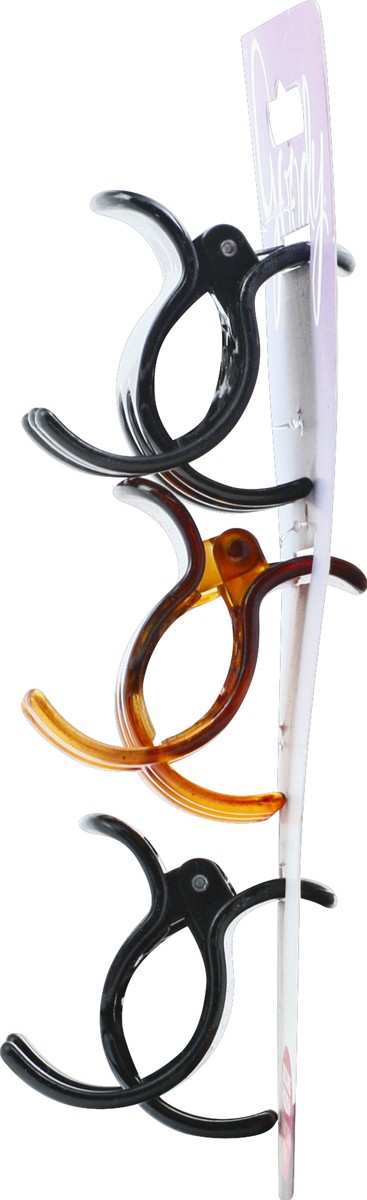 slide 2 of 7, Goody Claw Clips 3 ea, 3 ct