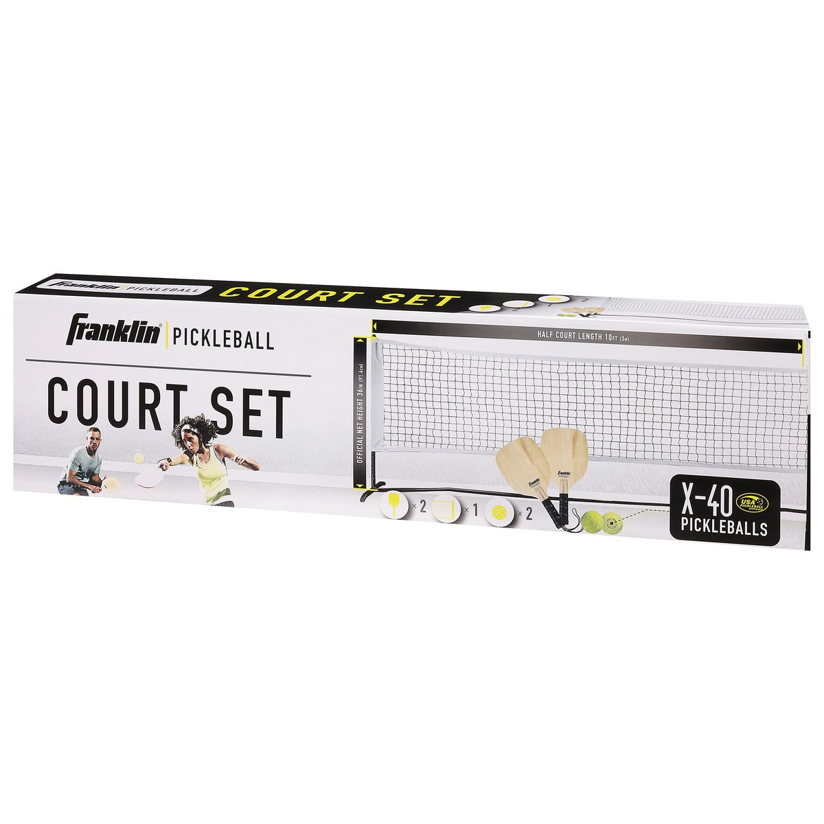 slide 7 of 11, Franklin Pickleball Court Set 1 ea, 1 ea