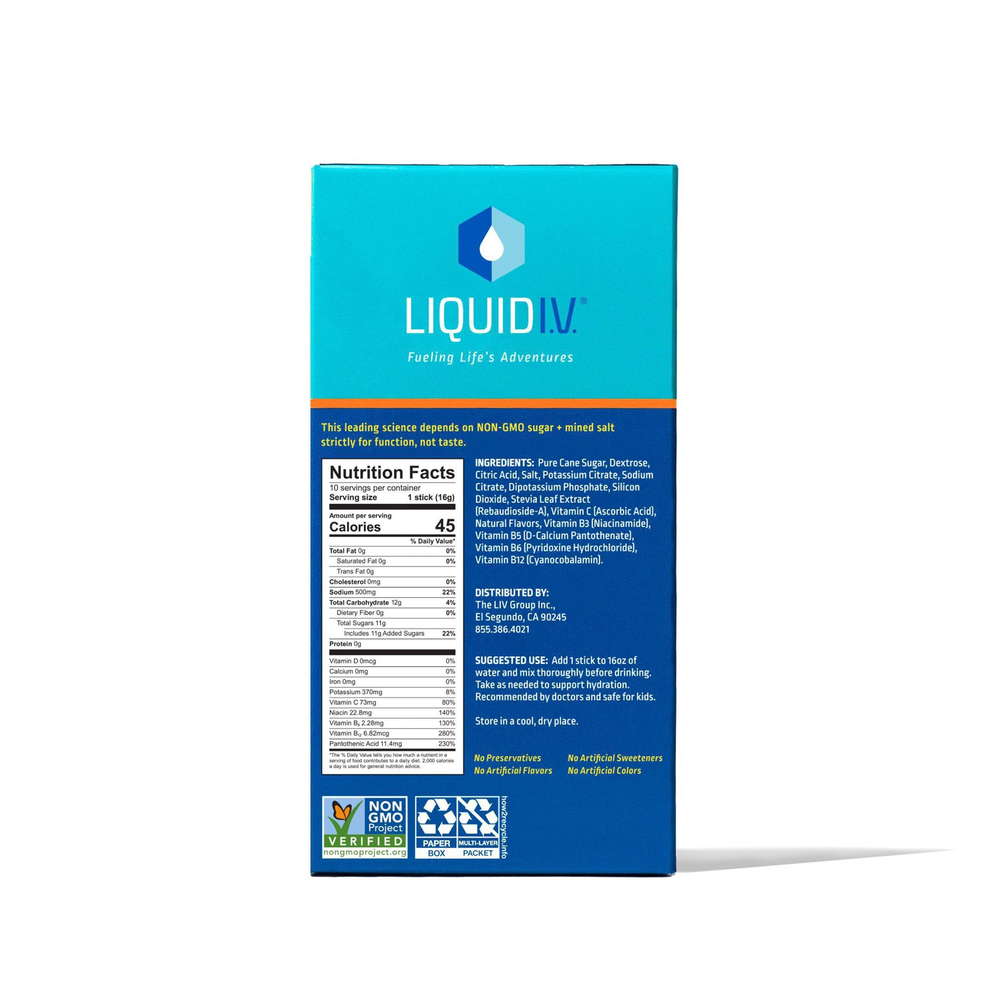 slide 3 of 4, Liquid I.V. 10ct Tropical Punch (IP), 10 ct