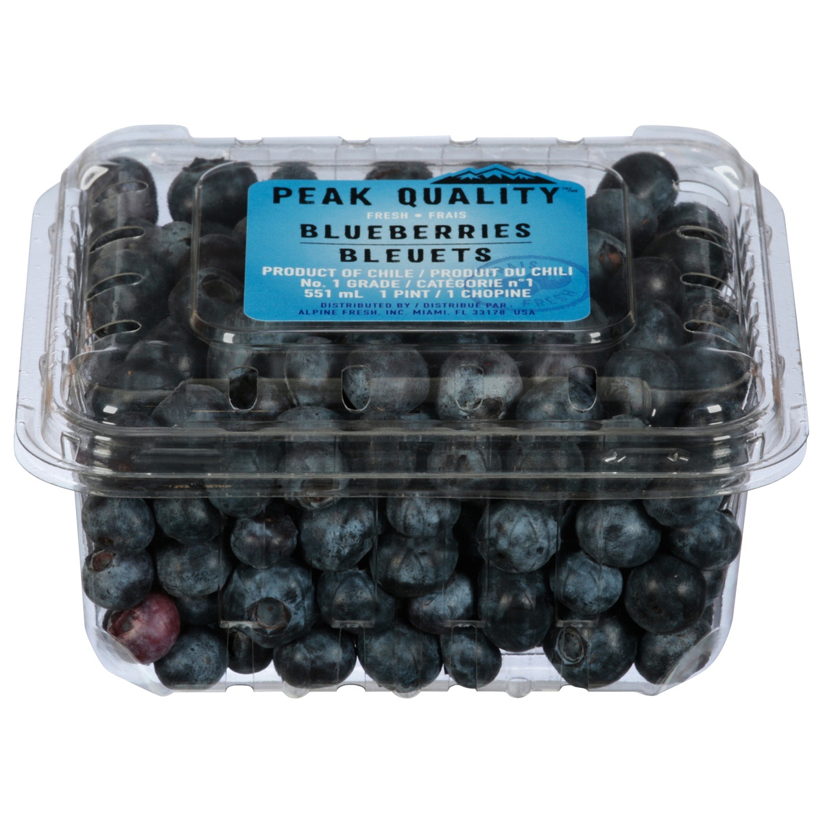 slide 1 of 1, Peak Quality Fresh Blueberries 1 pt, 1 pint