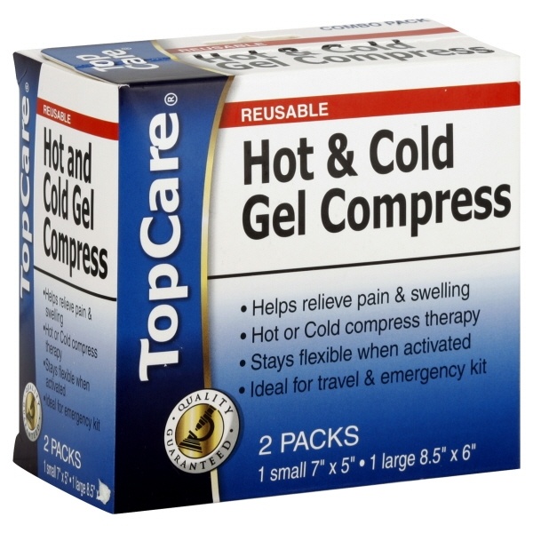 slide 1 of 4, TopCare Instant Ice Compress, 2 ct