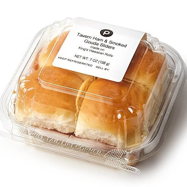 slide 1 of 1, Publix Deli Tavern Ham & Gouda Cheese Slider, 1 ct