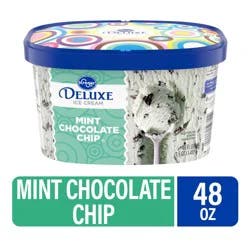 Kroger Deluxe Mint Chocolate Chip Ice Cream