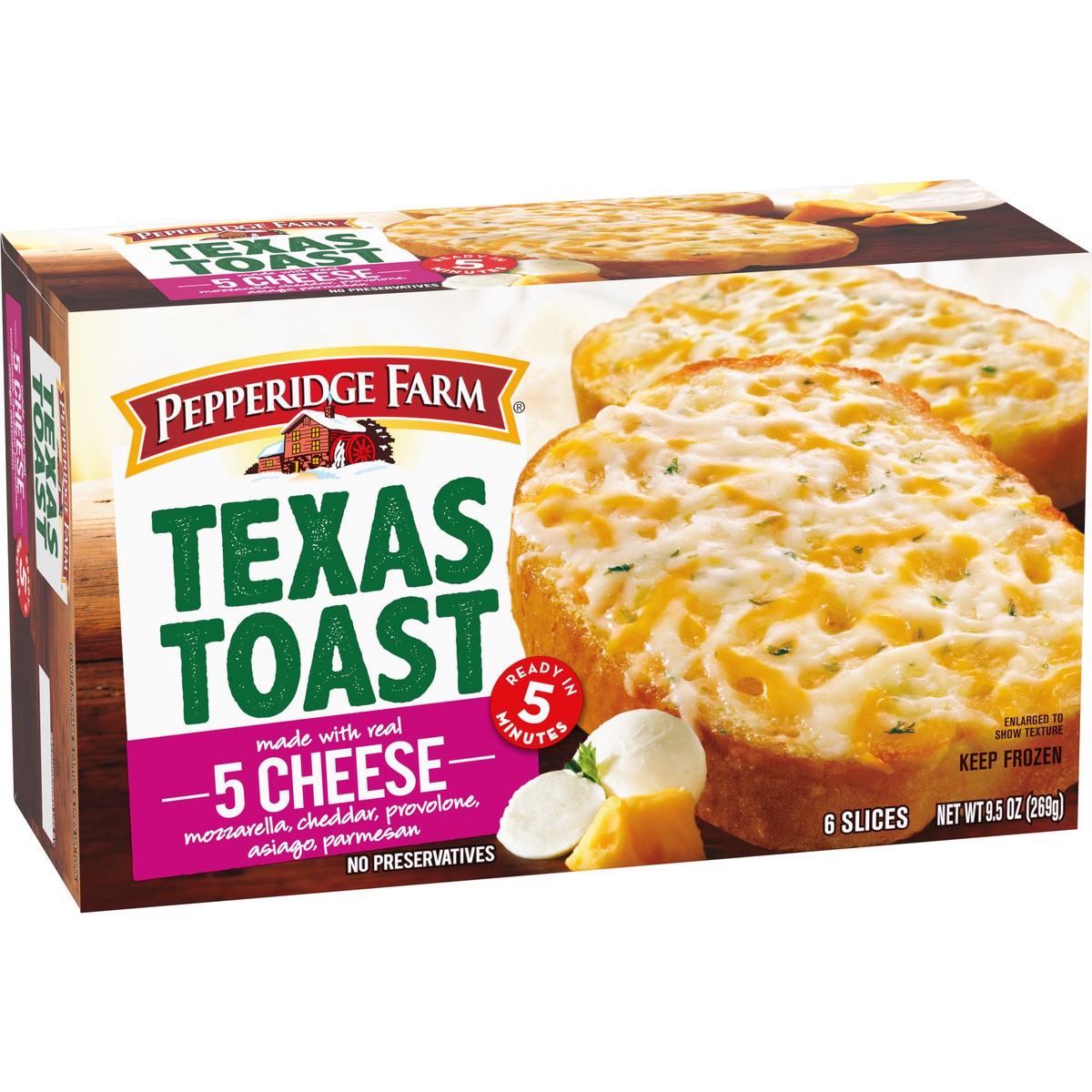 slide 2 of 9, Pepperidge Farm Five Cheese Texas Toast, 9.5 oz