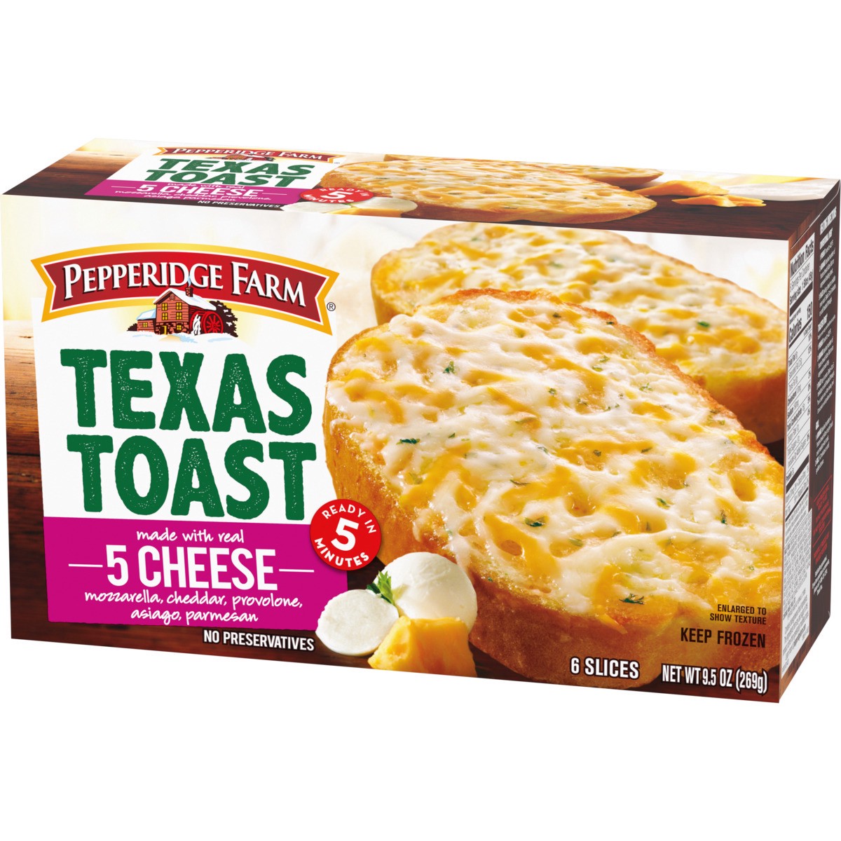 slide 3 of 9, Pepperidge Farm Five Cheese Texas Toast, 9.5 oz