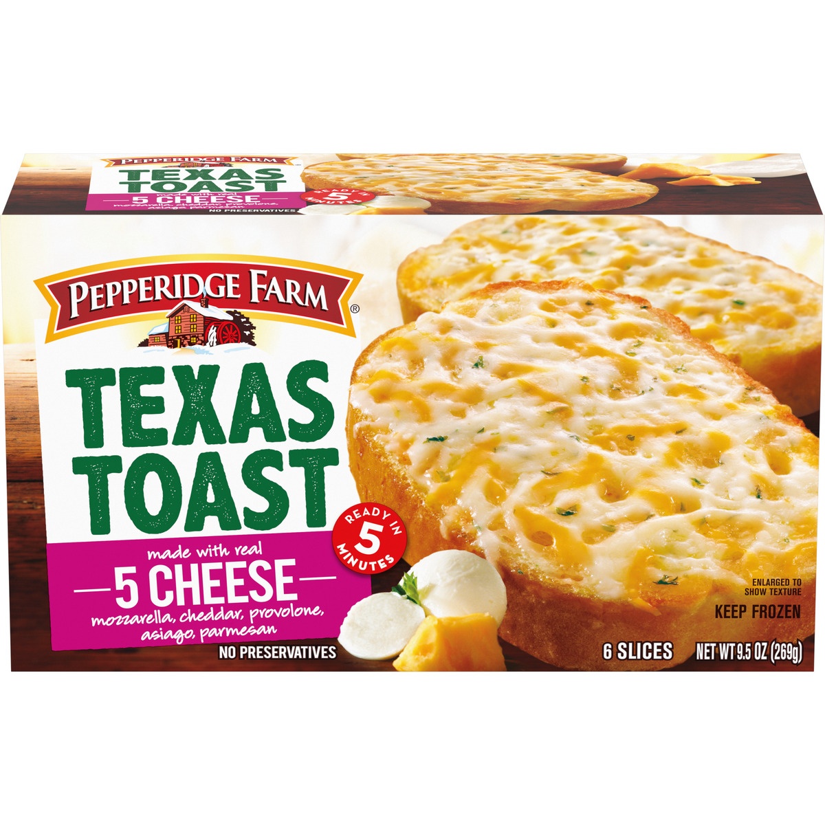 slide 1 of 1, Pepperidge Farm Five Cheese Texas Toast, 9.5 oz