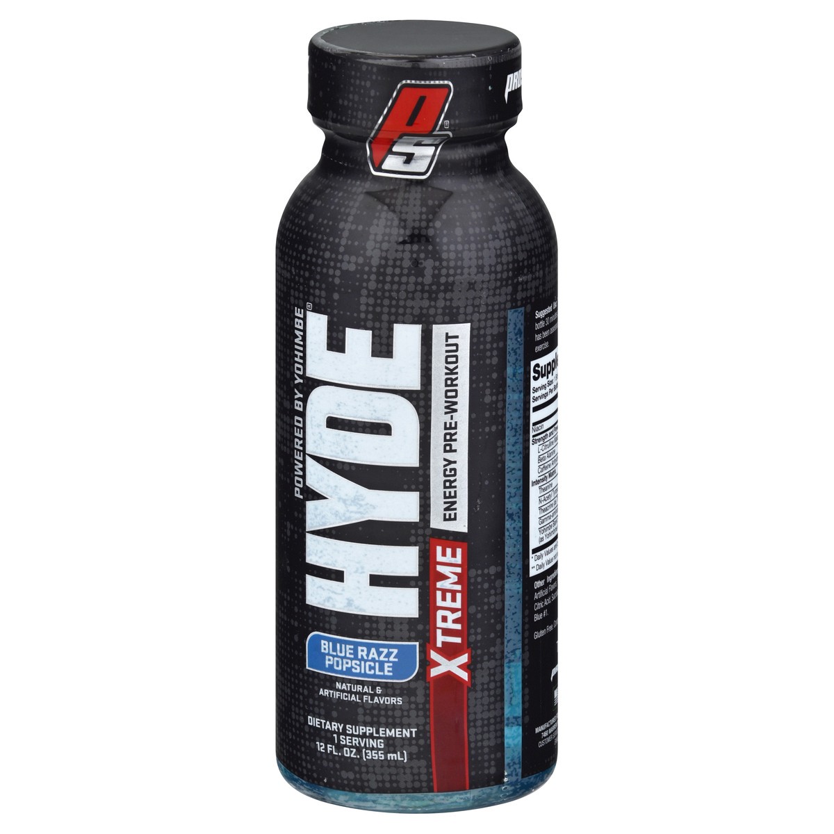 slide 3 of 9, Hyde Xtreme Blue Razz Popsicle Energy Pre-Workout 12 oz, 12 oz