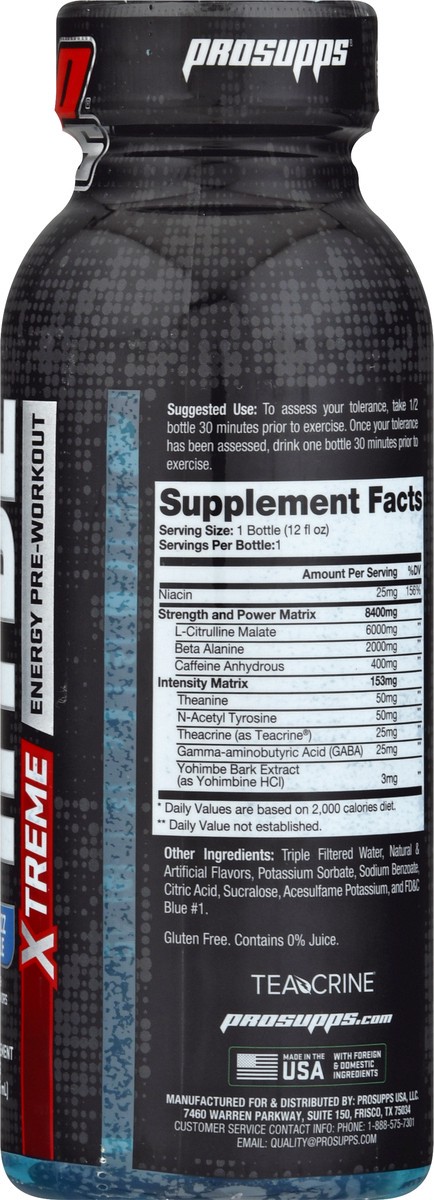 slide 7 of 9, Hyde Xtreme Blue Razz Popsicle Energy Pre-Workout 12 oz, 12 oz