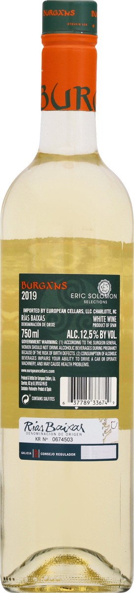 slide 9 of 11, Burgans Rias Baixas Albarino 750 ml, 750 ml