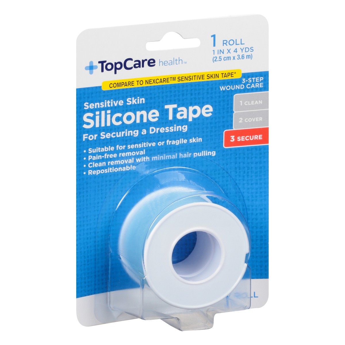 slide 12 of 12, TopCare Health Silicone Tape 1 ea, 1 ea