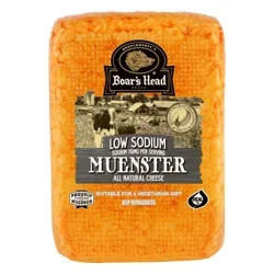 Boar's Head Muenster Cheese Low Sodium