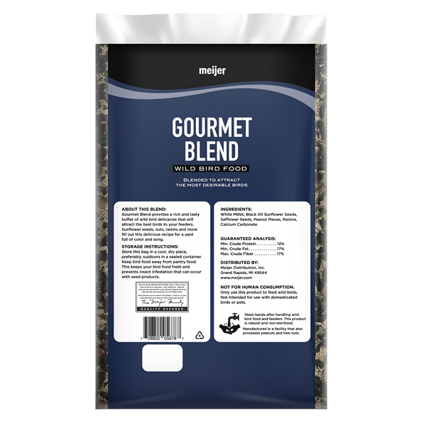 slide 4 of 5, Meijer Gourmet Blend Wild Bird Food, 10 lb