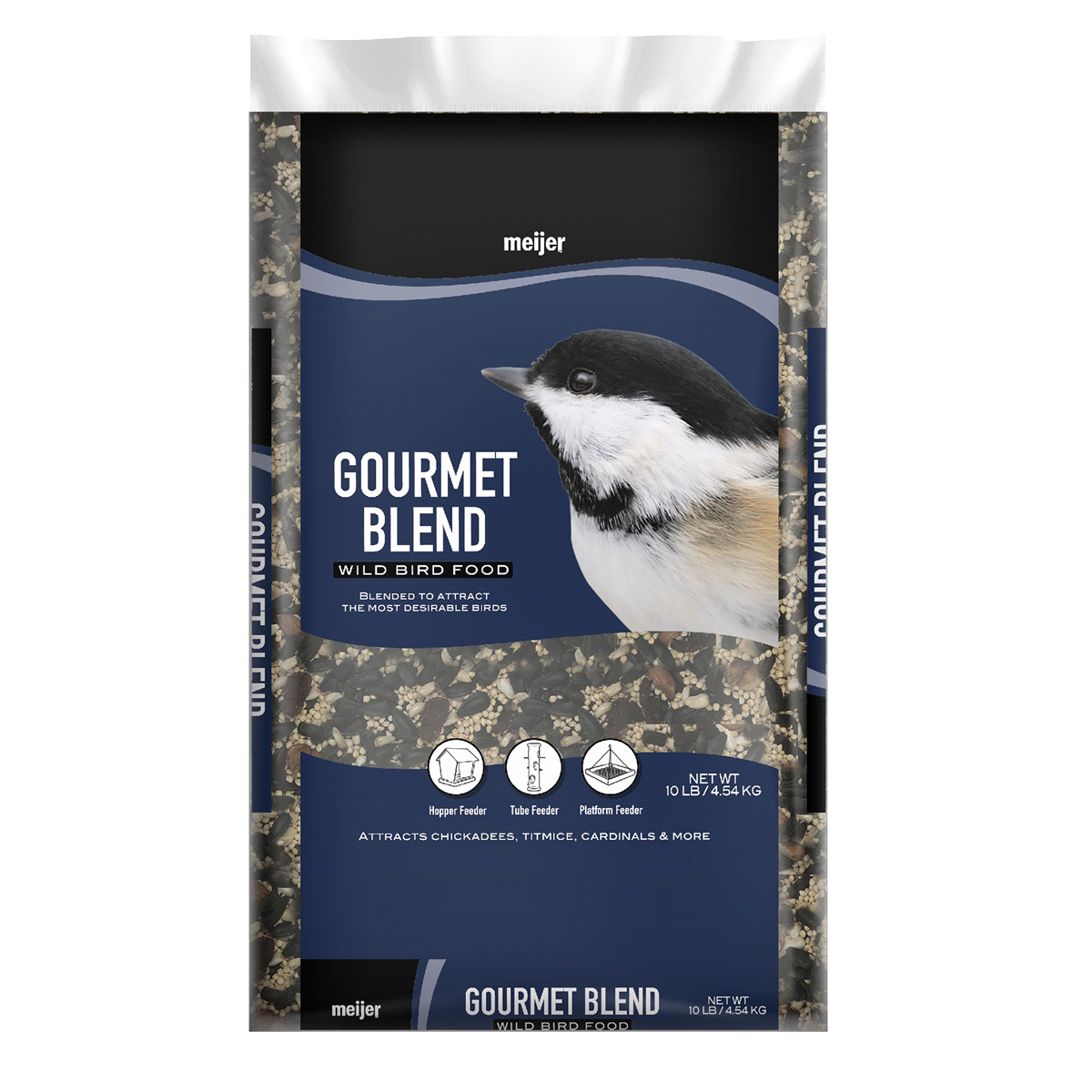 slide 1 of 5, Meijer Gourmet Blend Wild Bird Food, 10 lb