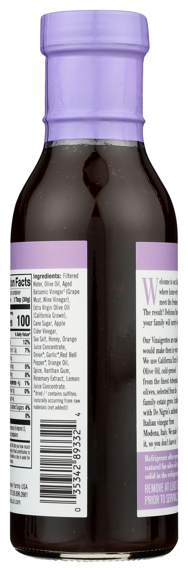 slide 2 of 2, Bella Sun Luci Balsamic Vinaigrette 12 fl oz, 12 fl oz