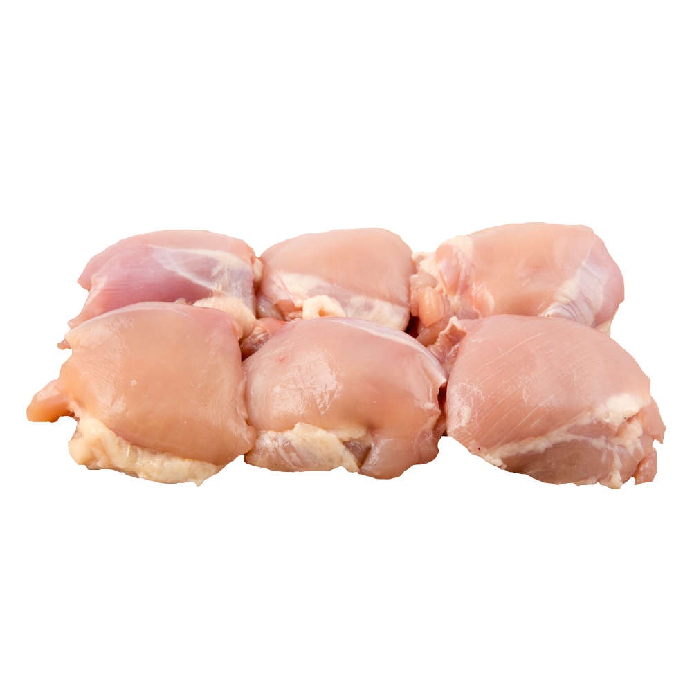 slide 1 of 1, 50th State Poultry Boneless Skinless Chicken Thighs Family Pack, per lb