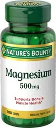 Nature's Bounty Magnesium 500mg 100ct
