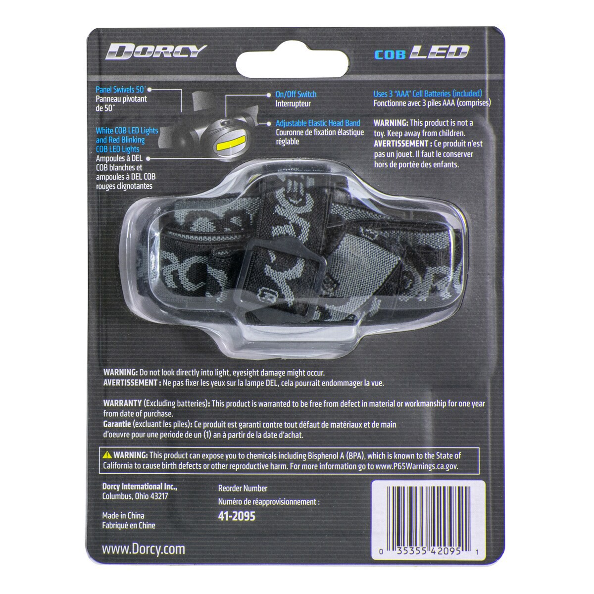 slide 2 of 2, Dorcy 17-Lumen Led Headlight, 1 ct