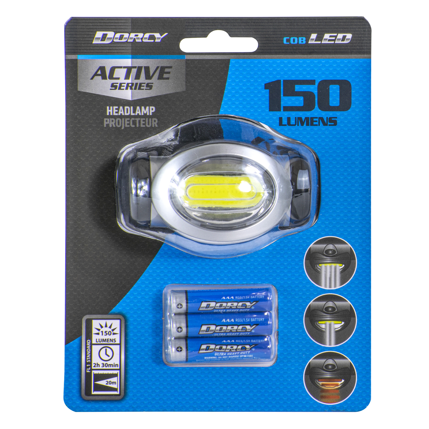 slide 1 of 2, Dorcy 17-Lumen Led Headlight, 1 ct