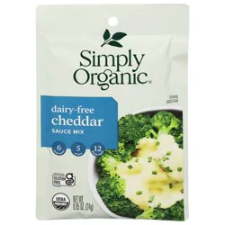 Simply Organic Cheddar Cheese Sauce Mix