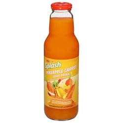 Pocas Splash Pineapple Carrot Juice Drink 25.36 fl oz