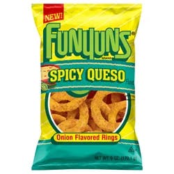 Funyuns Onion Flavored Rings Spicy Queso Flavored 6 Oz