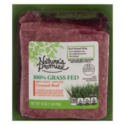 Nature's Promise 100% Grass-fed 80% Lean 20% Fat Ground Beef