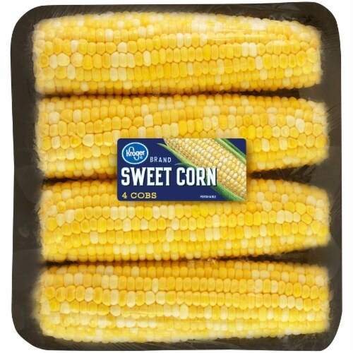 slide 1 of 1, Kroger Sweet Corn Cobs, 4 ct