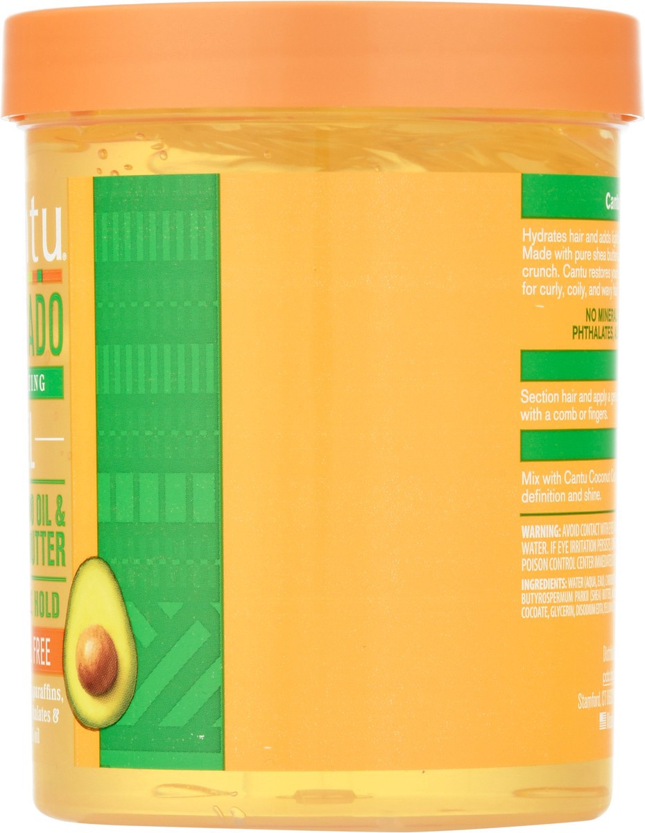 slide 4 of 9, Cantu Alcohol Free Avocado Hydrating Gel, 18.5 oz
