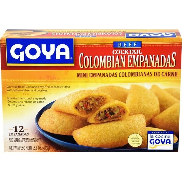 slide 1 of 1, Goya Mini Beef Colombian Empanadas, 12 ct