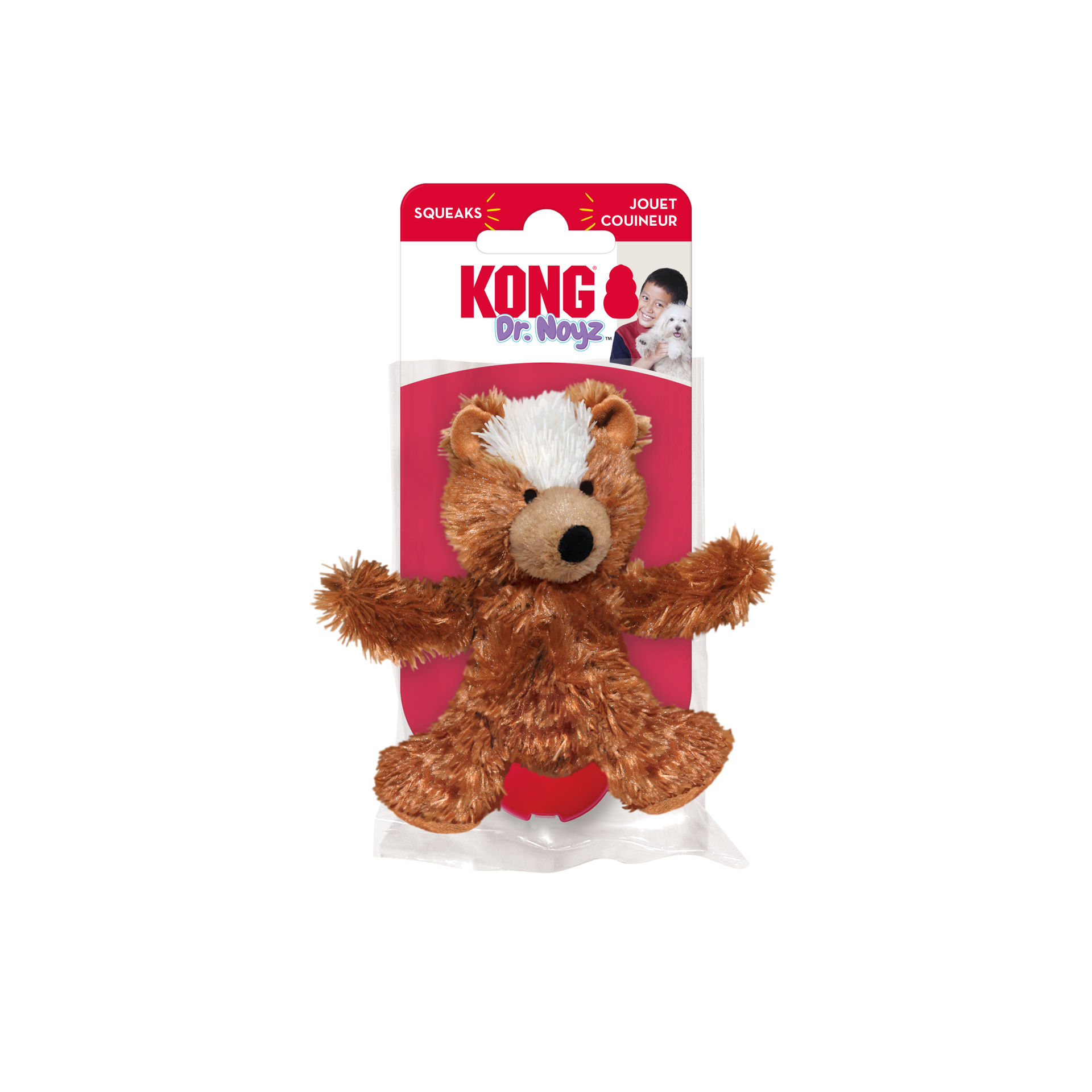 slide 3 of 4, KONG Dr. Noyz Teddy Bear XS, 1 ct