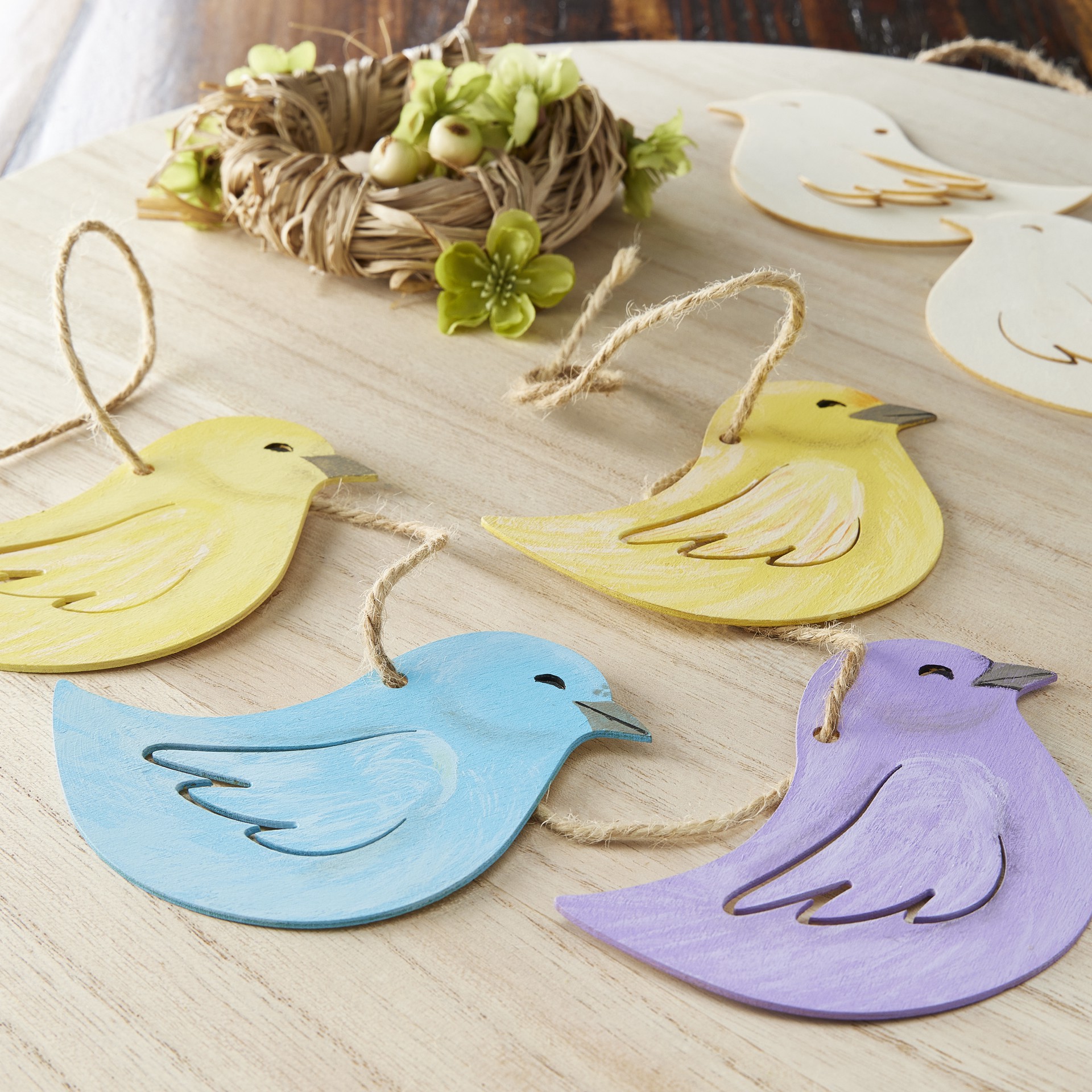 slide 2 of 4, Diy Wood Bird Banner Kit By Make Market, 5.91 in x 7.9 in x 0.63 in