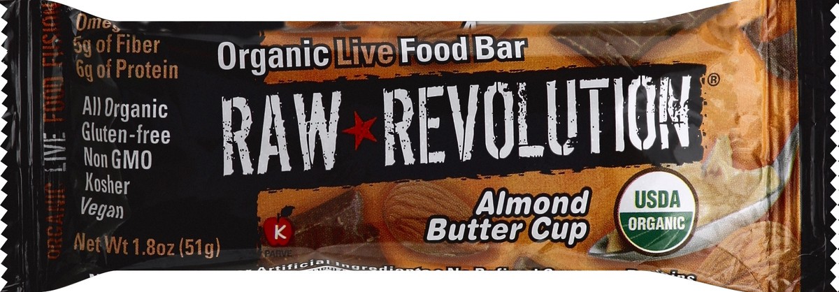 slide 1 of 6, Raw Revolution Live Food Bar 1.8 oz, 1.8 oz