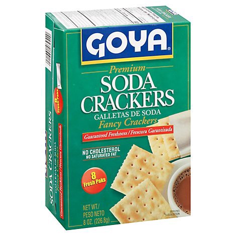 slide 1 of 1, Goya Crackers Soda - 8 Oz, 8 oz
