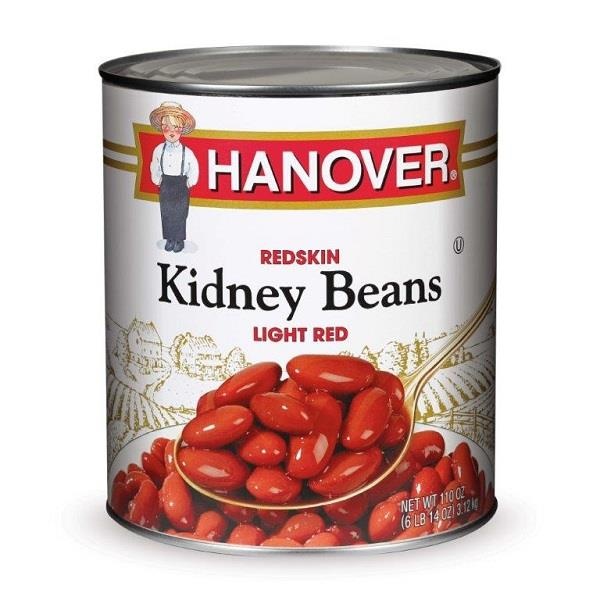 slide 1 of 1, Hanover Light Red Kidney Beans, 108 oz