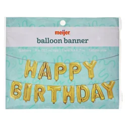 Meijer Happy Birthday Balloon Banner