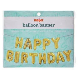 Meijer Happy Birthday Balloon Banner