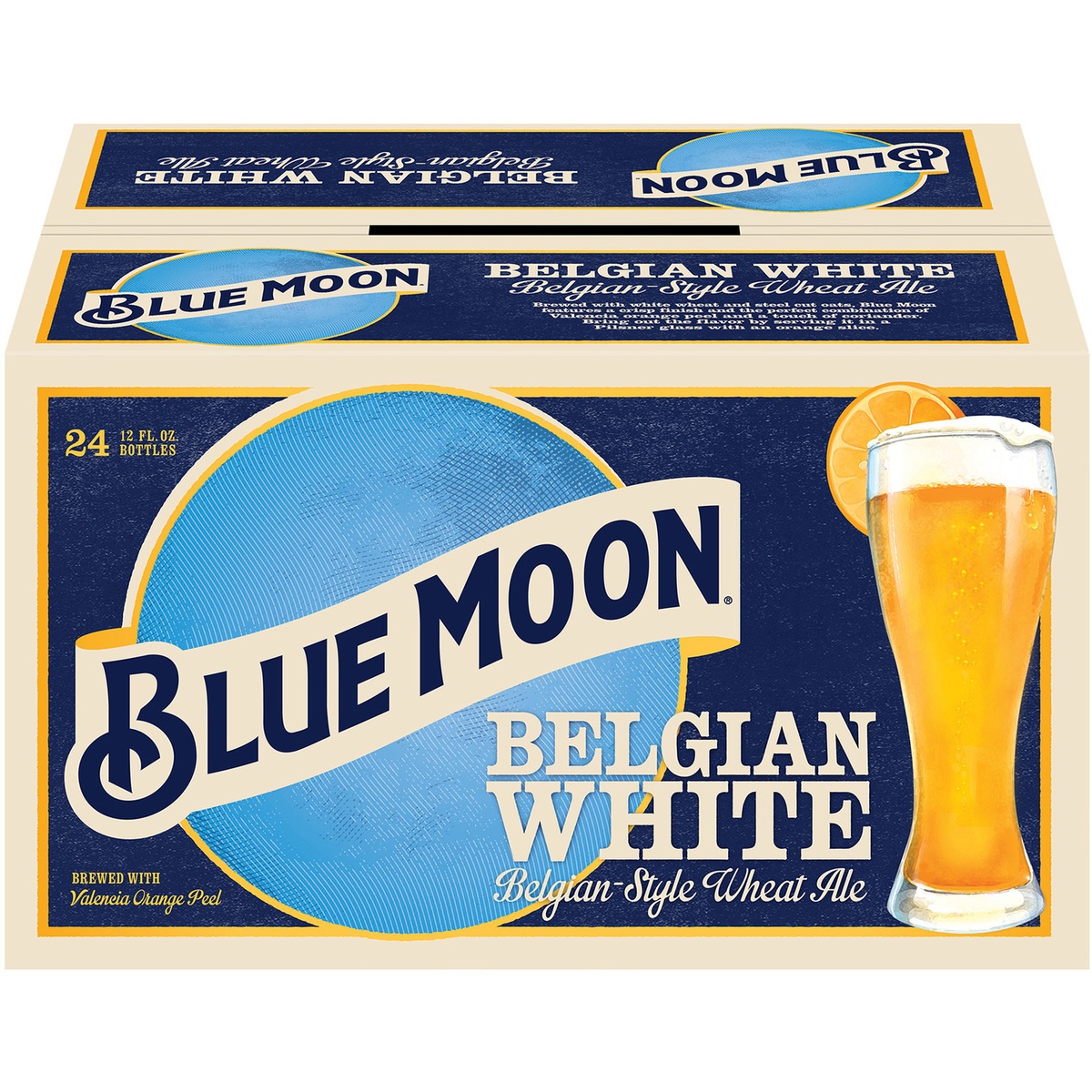slide 1 of 1, Blue Moon Brewing Company Blue Moon Belgium White, 24 ct; 12 oz
