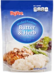 Hy-vee Butter & Herb Real Mashed Potatoes Seasoned With Butter & Herbs