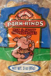 Con Gusto Chicharrones Hot & Spicy Fried Pork Finds 3 oz