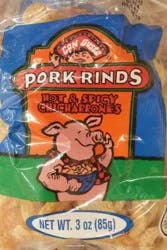 Con Gusto Chicharrones Hot & Spicy Fried Pork Finds 3 oz