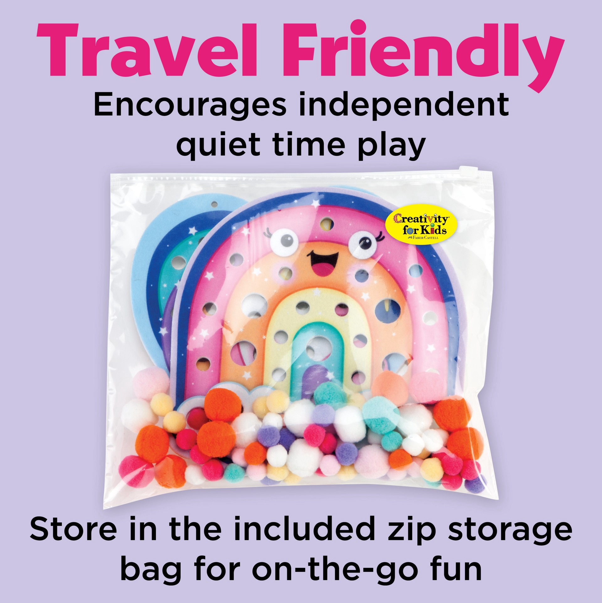 slide 6 of 8, Faber-Castell Creativity For Kids Magical Pom Pom Pictures Kit, 1 ct