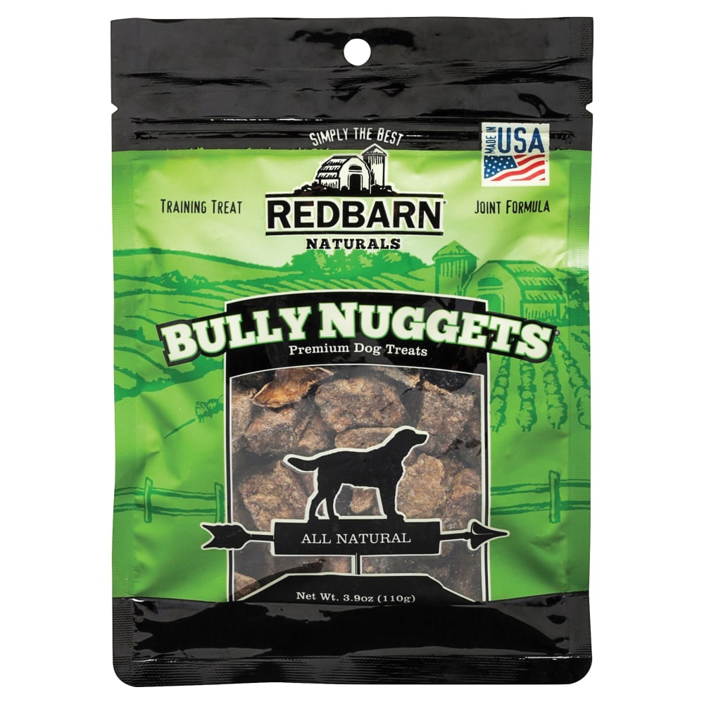 slide 1 of 1, Redbarn Naturals Premium Dog Treats Bully Nuggets All Natural Joint Formula, 3.9 oz