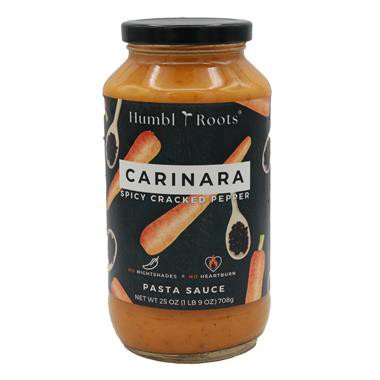 slide 1 of 1, Humbl Roots Carinara Spicy Cracked Pepper Pasta Sauce, 25 oz