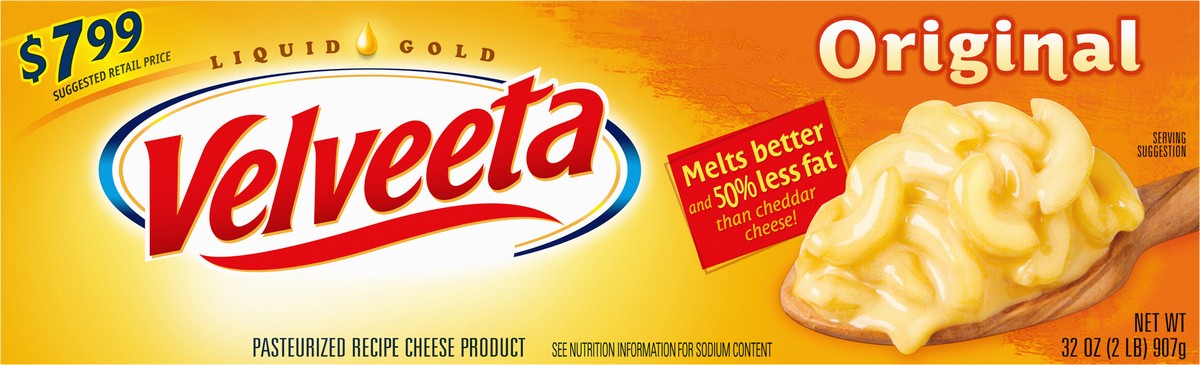 slide 5 of 9, Velveeta Original Cheese (Classic Size), 32 oz Block, 32 oz