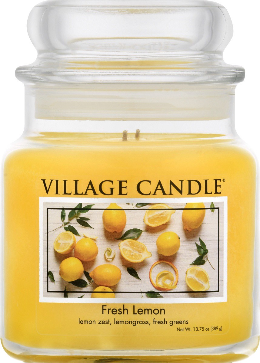 slide 8 of 9, Village Candle Fresh Lemon Candle 13.75 oz, 13.75 oz