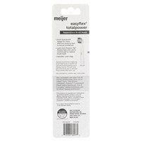 slide 3 of 5, Meijer Easy Flex Total Power Replacement Brush Heads, 5 ct