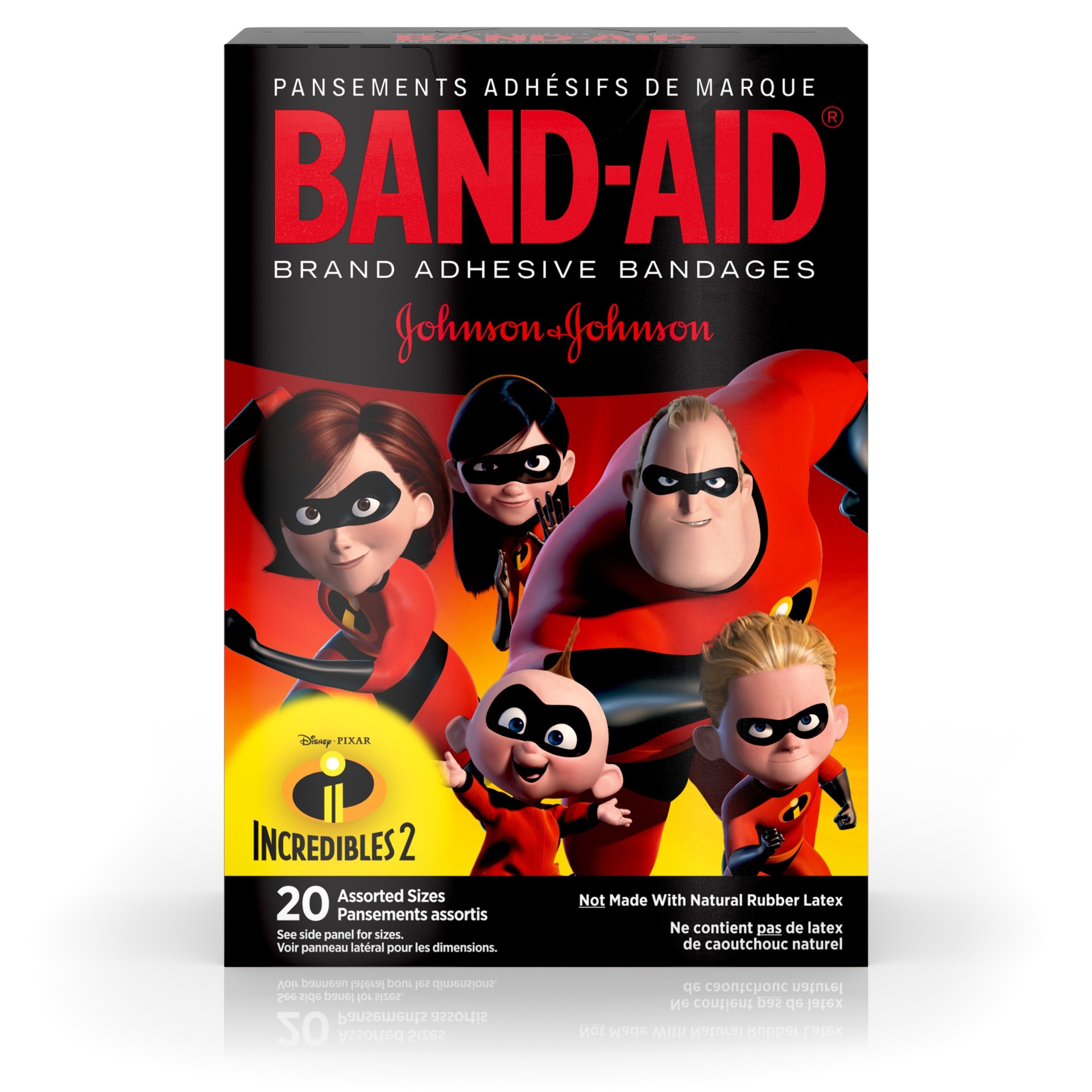 slide 1 of 13, BAND-AID Incredibles Bandages, 20 ct